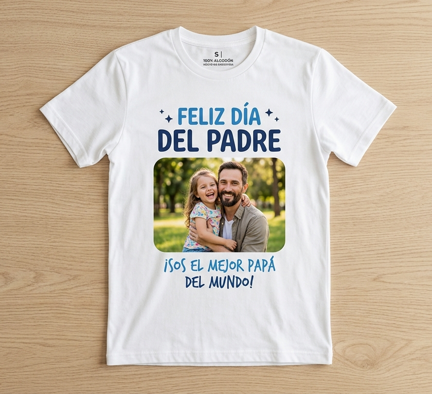 Remera sublimada personalizada para el Día del Padre